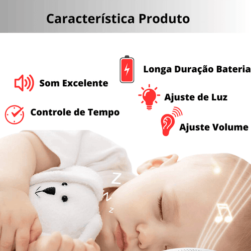 Aparelho de Som Bebê Branco