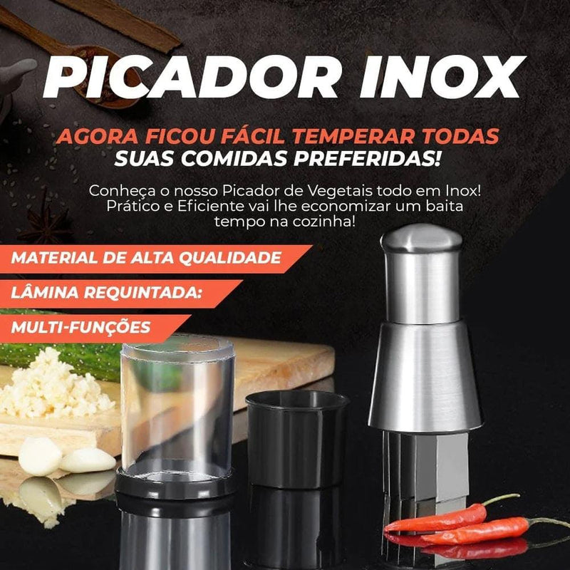 Picador Manual Aço Inoxidável 304